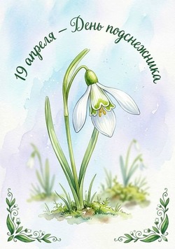 19 апреля &mdash; День подснежника! 