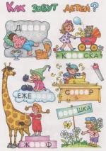 отгадки: Иван, Оля, Вика. Толя. Ира. Рома